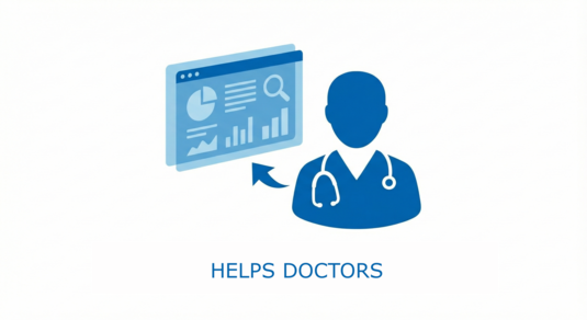 Doctor with AI tools