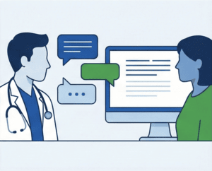 AI transcribing medical notes